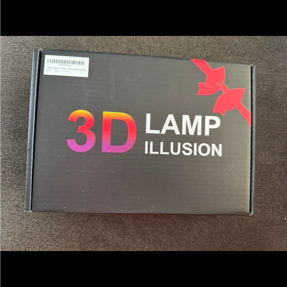 New captain Levi Ackerm 3D Lamp Illusion Box